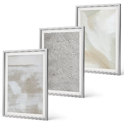 Bilder-3er-set mit rahmen Abstraktes modernes Design