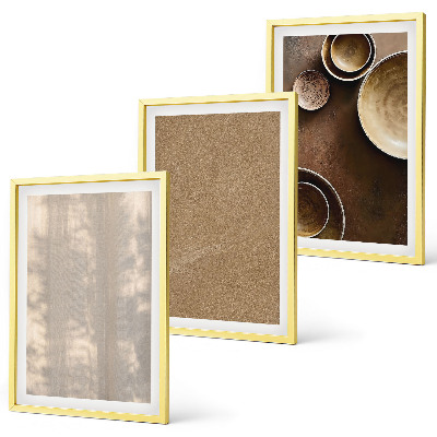 Gerahmtes bilderset Minimalistische Texturstrukturen