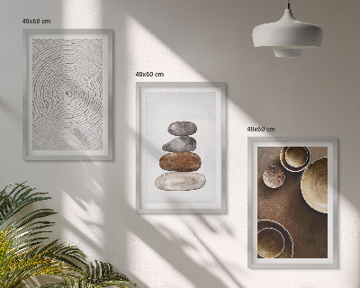 Bilder-3er-set mit rahmen Texturen in der modernen Kunst