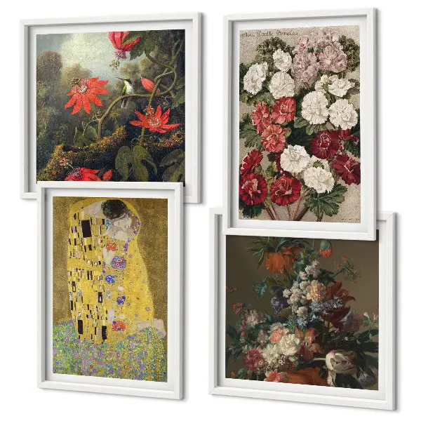 Wanddeko-Set Blumen des Baumes nach Gustav Klimt
