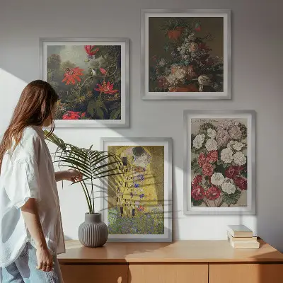 Wanddeko-Set Blumen des Baumes nach Gustav Klimt