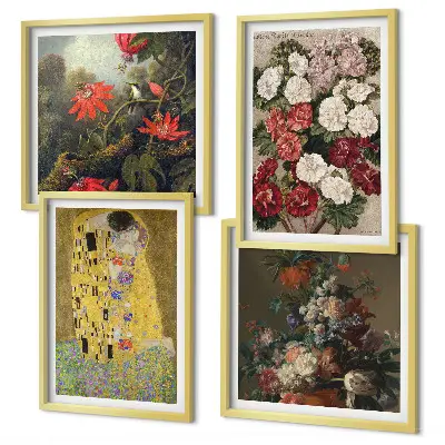 Wanddeko-Set Blumen des Baumes nach Gustav Klimt