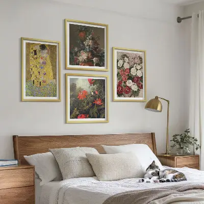Wanddeko-Set Blumen des Baumes nach Gustav Klimt