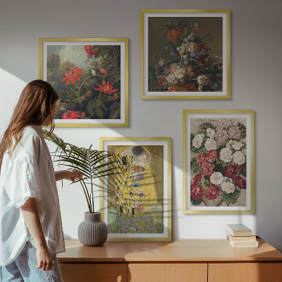 Wanddeko-set Blumen des Baumes (Gemälde von Klimt)