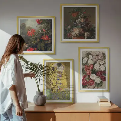 Wanddeko-Set Blumen des Baumes nach Gustav Klimt