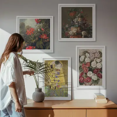 Wanddeko-Set Blumen des Baumes nach Gustav Klimt