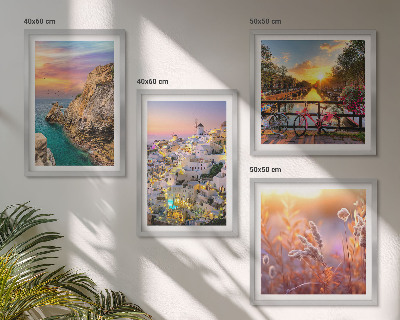 Wanddeko-set Sonnenuntergänge am Meer