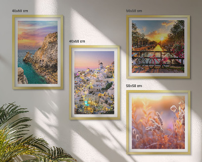 Wanddeko-set Sonnenuntergänge am Meer