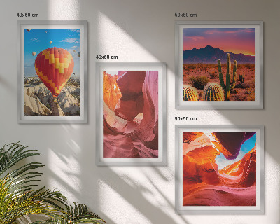 Wanddeko-set Landschaften von Wüstenschluchten