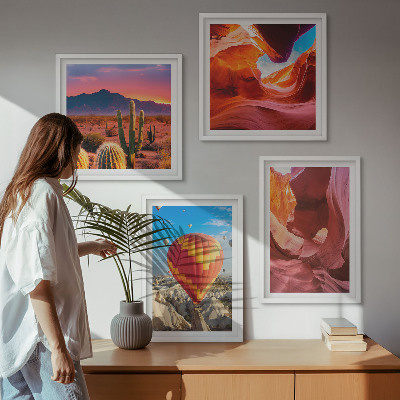 Wanddeko-set Landschaften von Wüstenschluchten