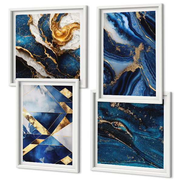 Wanddeko-set Abstrakte, elegante Muster