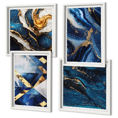 Wanddeko-set Abstrakte, elegante Muster