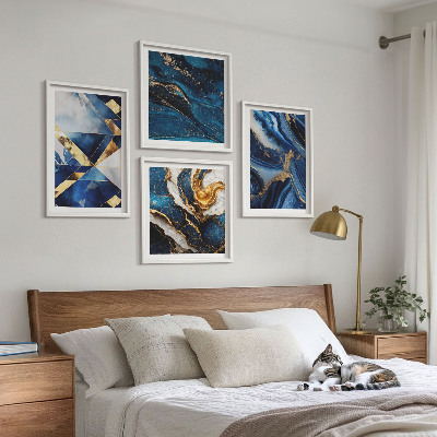 Wanddeko-set Abstrakte, elegante Muster