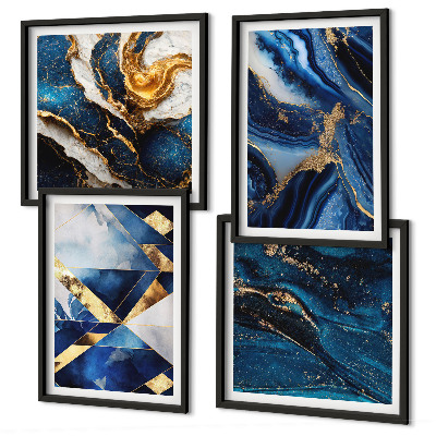 Wanddeko-set Abstrakte, elegante Muster