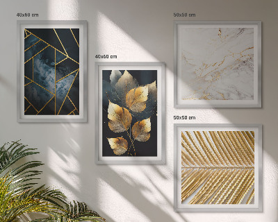 Wanddeko-set Moderne Pflanzenmuster