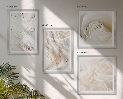 Polyptychon mit rahmen Elegante Marmormuster