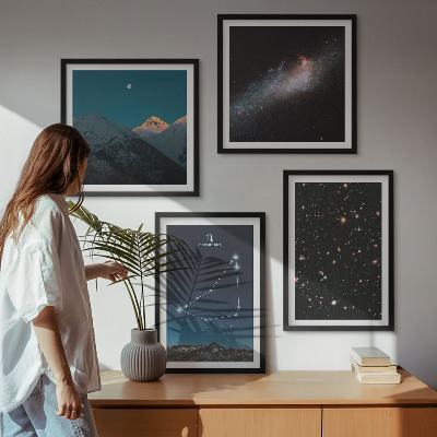 Wanddeko-set Galaxie im Sternbild Steinbock