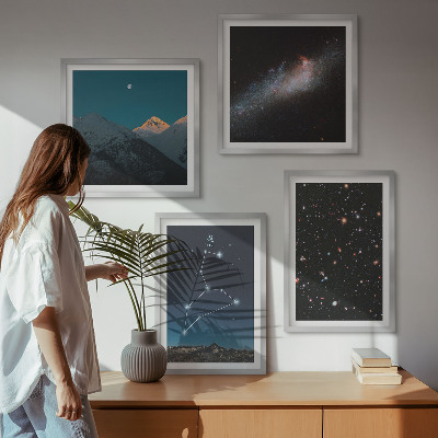 Wanddeko-set Leo-Galaxie und Weltraum