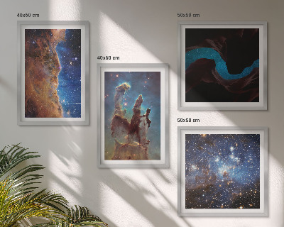 Wanddeko-set Weltraumlandschaften von Galaxien