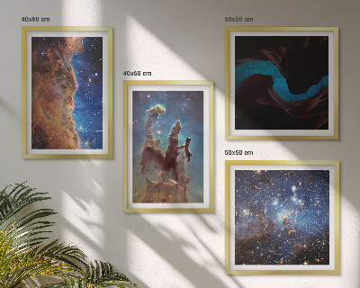 Wanddeko-set Weltraumlandschaften von Galaxien