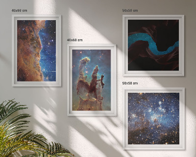 Wanddeko-set Weltraumlandschaften von Galaxien