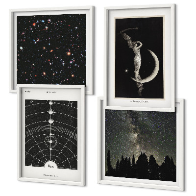 Wanddeko-set Galaxie im Sonnensystem