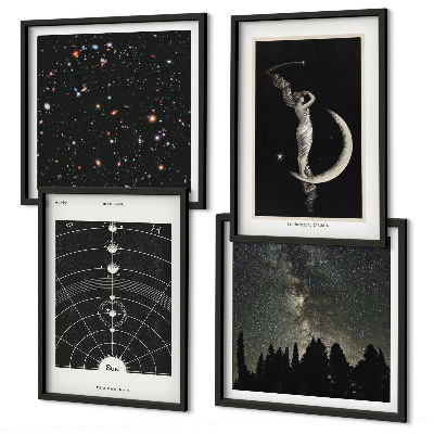 Wanddeko-set Galaxie im Sonnensystem