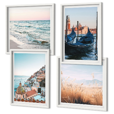 Wanddeko-set Meerblick von Venedig