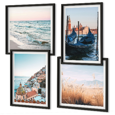 Wanddeko-set Meerblick von Venedig