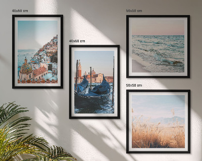 Wanddeko-set Meerblick von Venedig