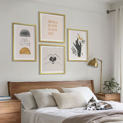 Wanddeko-set Minimalistische Boho-Illustrationen