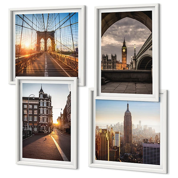 Wanddeko-Set London Ansichtsgemälde