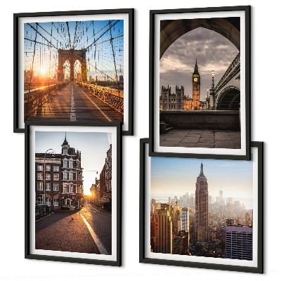 Wanddeko-set London-Ansichtsgemälde-Set