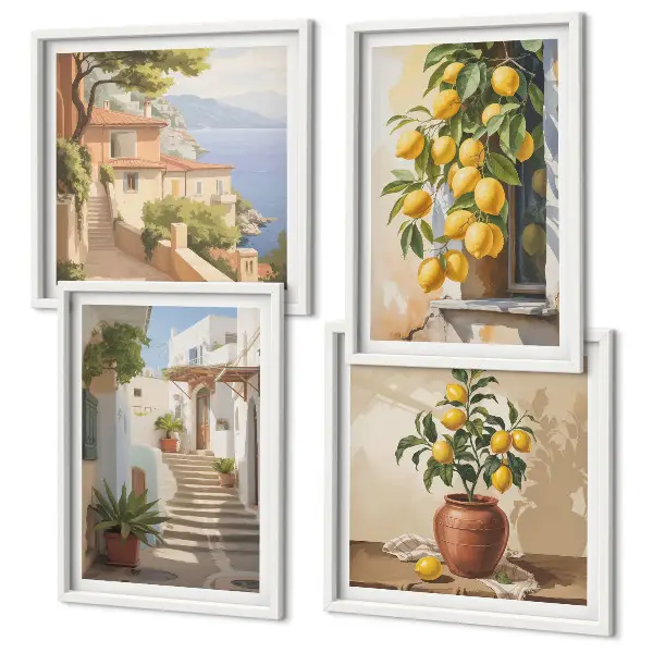 Wanddeko-Set Meerblick von Lemon Streets