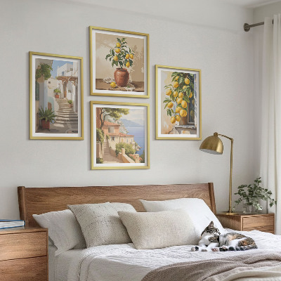 Wanddeko-set Lemon Streets Meerblick