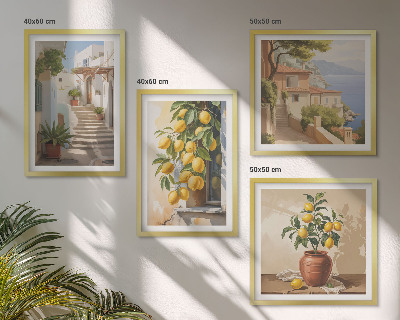 Wanddeko-set Lemon Streets Meerblick