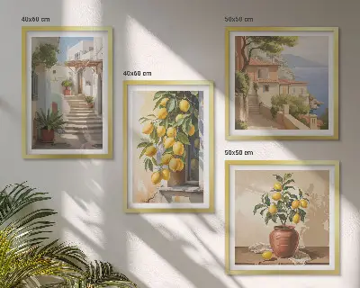 Wanddeko-Set Meerblick von Lemon Streets