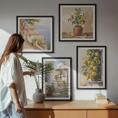 Wanddeko-Set Meerblick von Lemon Streets