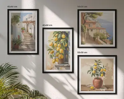 Wanddeko-Set Meerblick von Lemon Streets