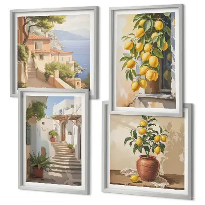 Wanddeko-Set Meerblick von Lemon Streets