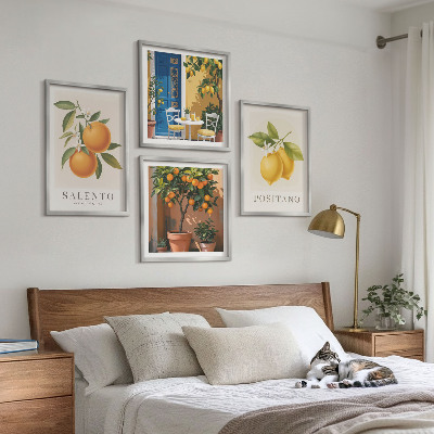 Wanddeko-set Amalfi-Zitronen und -Orangen