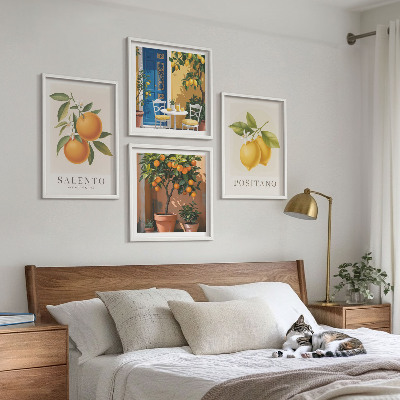 Wanddeko-set Amalfi-Zitronen und -Orangen