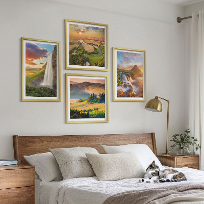 Polyptychon mit rahmen Italienische Sonnenuntergänge