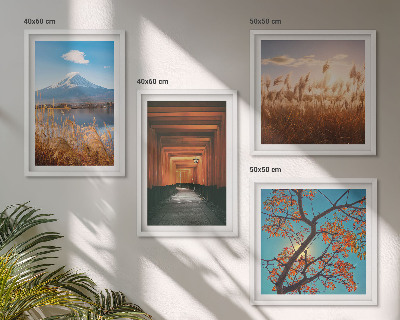 Wanddeko-set Japanische Naturlandschaften