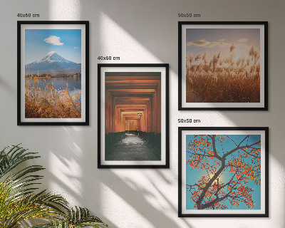 Wanddeko-set Japanische Naturlandschaften