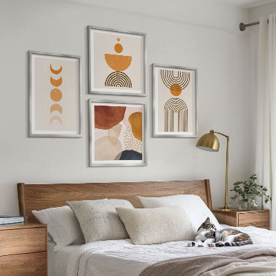 Polyptychon mit rahmen Boho-minimalistische Dekorationen