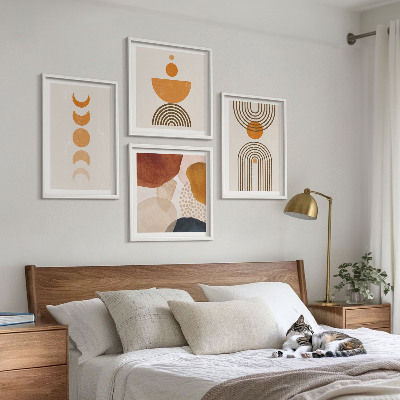 Polyptychon mit rahmen Boho-minimalistische Dekorationen