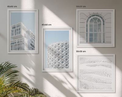 Wanddeko-set Moderne Architekturgeometrie
