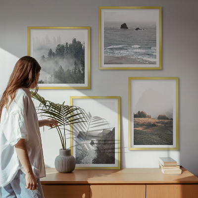 Wanddeko-set Landschaften aus Bergen und Meer