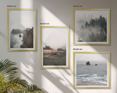 Wanddeko-set Landschaften aus Bergen und Meer